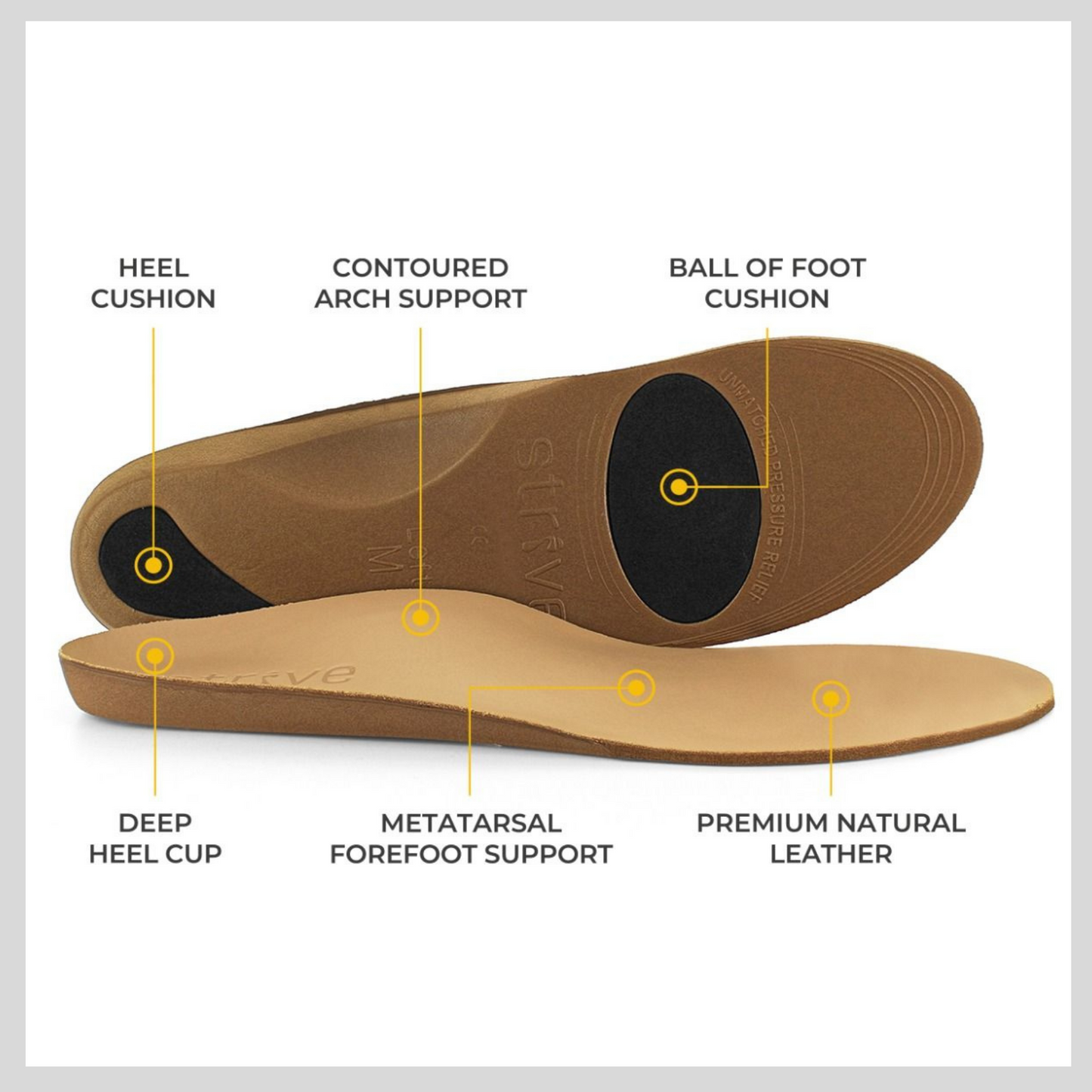 Strive Orthotic Comfort Insole