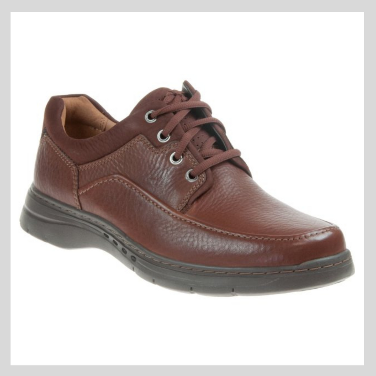 Clarks Un Brawley Lace Mahogany